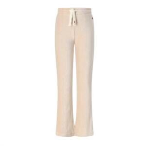 NEW NONO girls sady velvet rib flared pants in pearled ivory